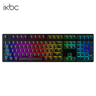 ikbc F410 108键 有线机械键盘 黑色 Cherry黑轴 RGB