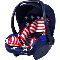 PLUS会员：Babybay LAMY 德国儿童安全座椅车载婴儿提篮简易便携手提宝宝摇篮 星星蓝