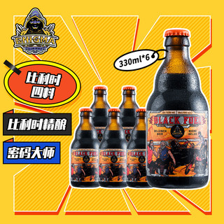 Enigma 密码大师（Enigma）黑色燃料四料 精酿啤酒 330ml*6瓶 整箱装 比利时原装进口