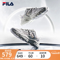 FILA 斐乐 HERITAGE RUNNING系列 女子跑鞋 F12W141116F-WA 微白/雨雾灰 38