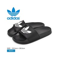 adidas 阿迪达斯 三叶草凉拖鞋舒适休闲夏天时尚 FU82