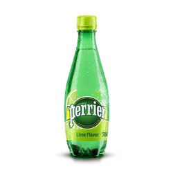 perrier 巴黎水 含气天然矿泉水 青柠味500ml*24瓶（需凑单）