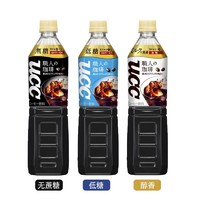 UCC 悠诗诗 即饮速溶低糖黑咖啡 900ml*2瓶