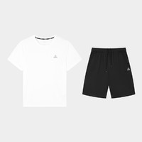 PEAK 匹克 针织短袖套装23夏季男子跑步系列舒适透气运动套装男