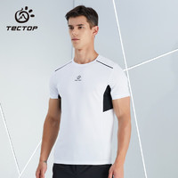 TECTOP 探拓 情侣款 弹力速干 户外短袖T恤