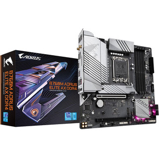 intel 英特尔 i5 13490F+技嘉 B760M AORUS ELITE AX D4 板U套装