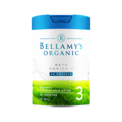 BELLAMY'S 贝拉米 白金版 有机婴儿配方奶粉 3段 800g