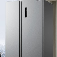 抖音超值购：Midea 美的 BCD-602WKPZM(E) 对开门冷柜 602L