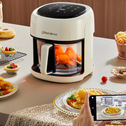 有首单jnkin今凯可视空气炸锅家用新款空气电炸锅多功能炸锅2023款