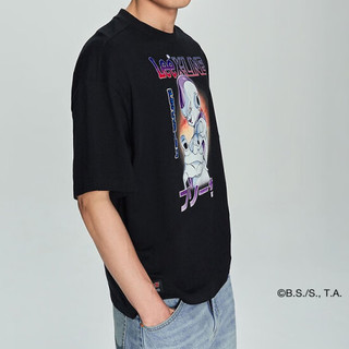 Lee Lee X-LINE系列 龙珠Z联名 男士圆领短袖T恤 LMT0053724LE00F-K11000