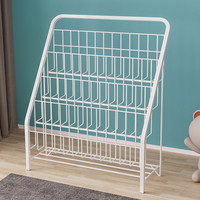 索尔诺 9894 简约铁艺书架 白色 四层 42*32*71.5cm