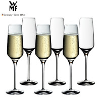 WMF 福腾宝 德国WMF  进口无铅玻璃酒杯高脚杯高档香槟杯套装 玻璃酒杯套装家用6支 香槟杯