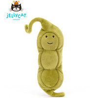 jELLYCAT 邦尼兔 VV6PEA 活泼豌豆毛绒玩具 绿色 17cm