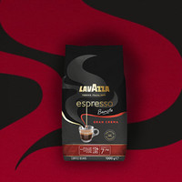 LAVAZZA 拉瓦萨 GRAN CREMA 意式浓醇型咖啡豆1kg袋装 1000g