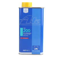 ATE 全合成制动液/刹车油适用于 ATE DOT4 TYP200竞技型 1L装