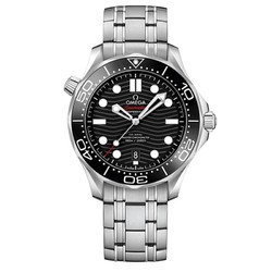 OMEGA 欧米茄 海马300潜水表机械钢带男士手表210.30.42.20.01.001