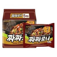 SAMYANG 三养 炸酱面韩国进口方便面140g*5袋 韩式杂酱面速食