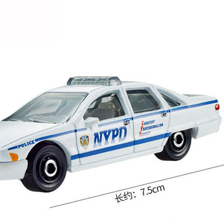 MATCHBOX 城市英雄彩盒交通系列 DNK70-7 雪佛兰随想曲经典警车 车类模型