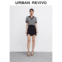 URBAN REVIVO UR2022春季新品女装气质通勤紧身高腰迷你半裙短裙WG10S5AN2002