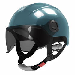 CIGNA 摩托车电动车头盔 3C认证 头盔+黑色短镜