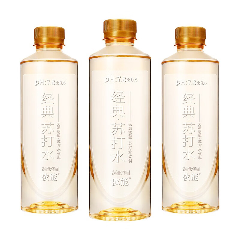 yineng 依能 经典/蓝锌0糖0汽锌强化弱碱苏打水 420mL*15瓶