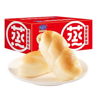 Kong WENG 港荣 蒸面包 整箱营养早餐食品休闲零食 手撕面包代餐孕妇食品 芒果味450g