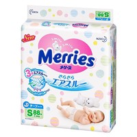 Merries 妙而舒 婴儿纸尿裤 S88片