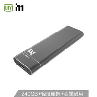 i71 ALWAYS FUN ALWAYS FINE T71 USB 3.1 移动固态硬盘 Type-C 240GB 黑色