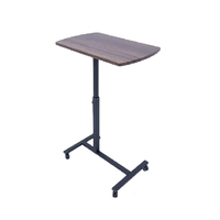 ECOLUS 宜客乐思 移动升降桌 电脑桌 床边小桌子 懒人书桌 升降支架 LS703WL胡桃色
