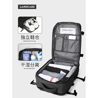 Landcase 背包旅行包女大容量双肩包男旅游行李包多功能电脑包5162黑色小号