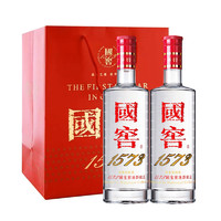 88VIP：国窖1573 泸州老窖国窖1573经典装52度500mL*2瓶浓香型高度送礼白酒含礼袋