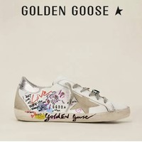 GOLDEN GOOSE 设计师创作款经典Super-Star银尾休闲鞋