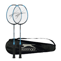 Slazenger 史莱辛格 羽毛球拍碳素Airblade300男女耐打对拍送手胶+拍包+球