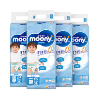 moony 日本moony小内裤纸尿裤XL男38片*4 12-22kg婴儿尿不湿