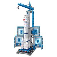 inbrixx 积乎 航空航天系列 691009 神舟火箭发射中心