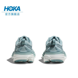 HOKA ONE ONE男款邦代8公路跑鞋Bondi 8李现同款轻盈缓震舒适透气 云雾蓝/冰流蓝（建议拍大半码） 44/280mm