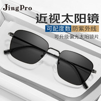 JingPro 镜邦 1.56近视太阳镜（含散光）+超酷双梁飞行员镜框多款可选