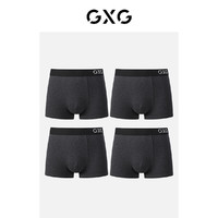 GXG 男士四角内裤 4条装 10D1271058D