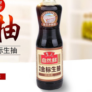 luhua 鲁花 特级 自然鲜 金标生抽 500ml