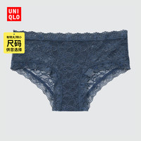 UNIQLO 优衣库 女装 短裤(低腰三角 蕾丝内裤) 453667