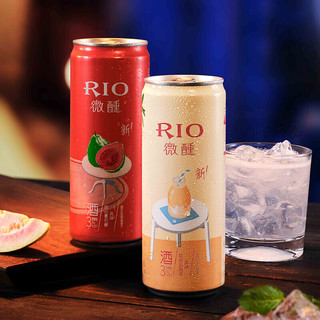 RIO 锐澳 预调鸡尾酒 微醺 青提茉莉 330ml*8罐