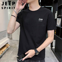 JEEP SPIRIT 吉普  短袖T恤男圆领运动