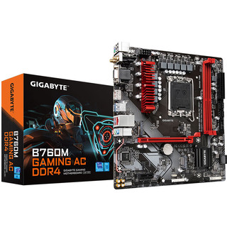 GIGABYTE 技嘉 B760M GAMING AC DDR4主板+英特尔(intel)酷睿I5-13490F中文原包CPU 主板+CPU套装