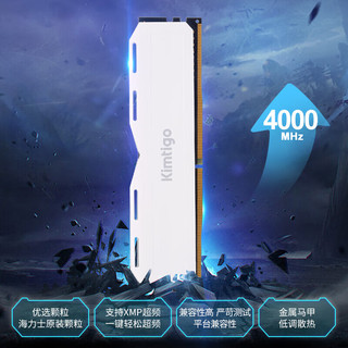 Kimtigo 金泰克 贪狼星 DDR4 4000MHz 台式机内存条 16GB