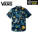 VANS 范斯 男女情侣款短袖花衬衫休闲上衣VN0A545QZ53 VN0A545QZ53 S