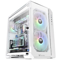 Thermaltake 曜越 钢影系列 巫妖TG ATX机箱 半侧透 白色