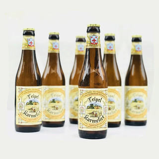 Karmeliet 卡美里特 triple karmelie）比利时原装进口 修道院风格三料精酿啤酒瓶装整箱 （临期）6瓶卡美里特330ml