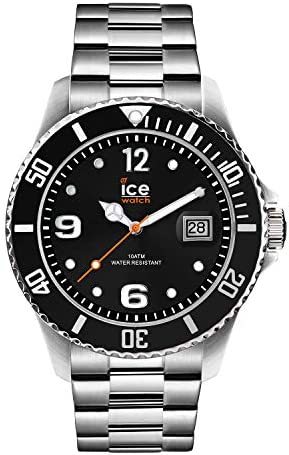 Ice-Watch - ICE Steel 黑色银色 - 手表带金属表带
