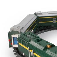 MOULD KING 宇星模王 宇星世界铁路系列 12001CX NJ2型拓展车厢