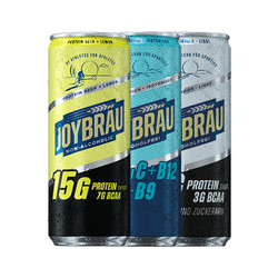 JoyBräu 吉白露 无醇啤酒 330ml*3罐